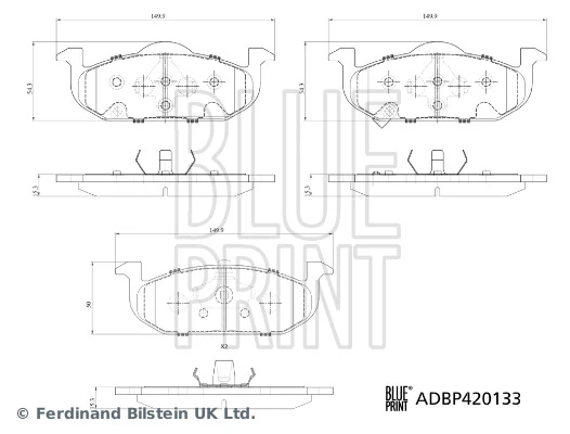 Brake Pad Set, disc brake